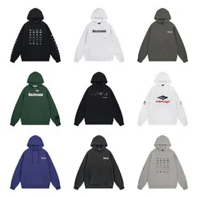 Balenciaga stylish and comfortable trendy hooded sweatshirt-4459  